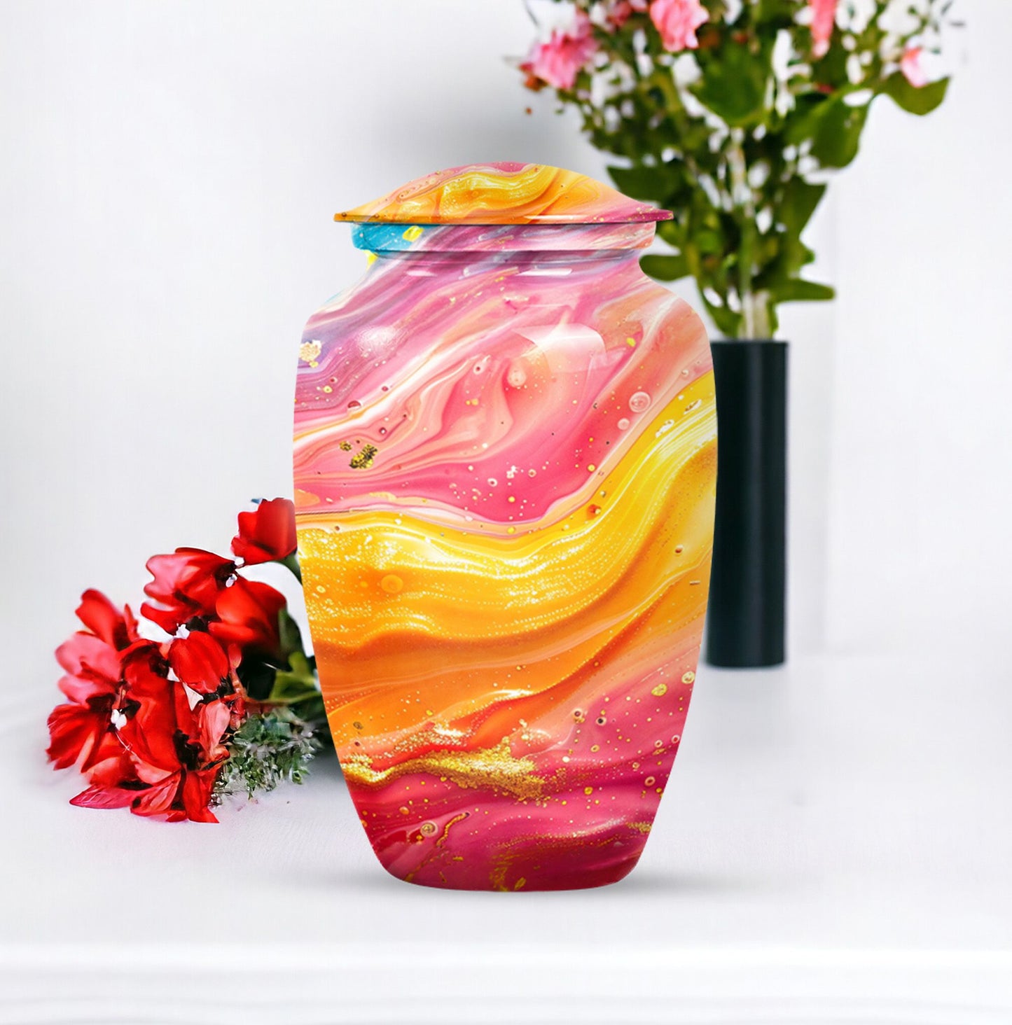 abstract urn for adult ashes