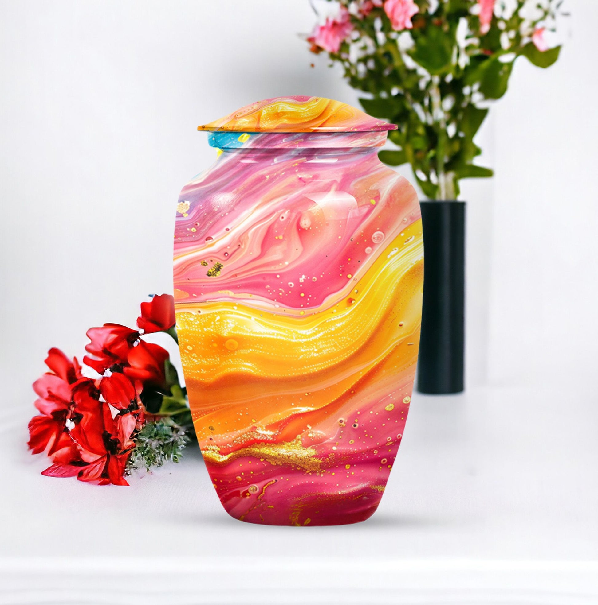 abstract urn for adult ashes