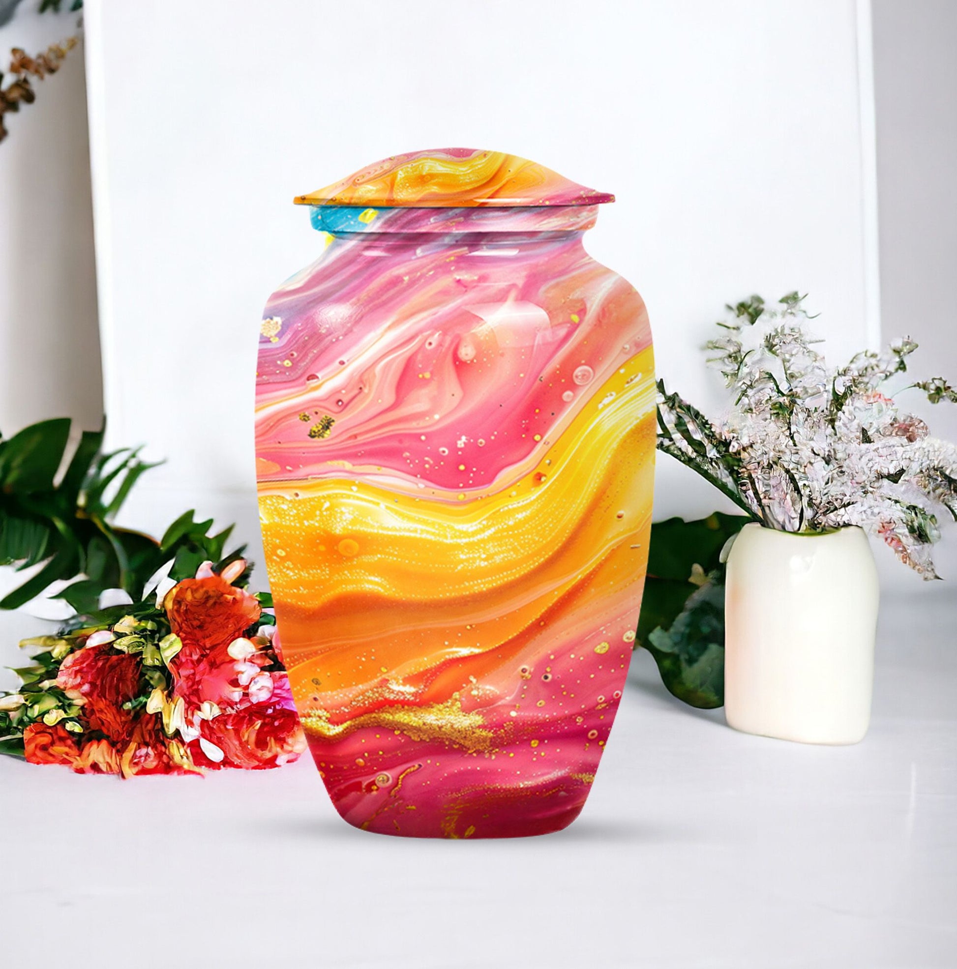 abstract urn for adult ashes