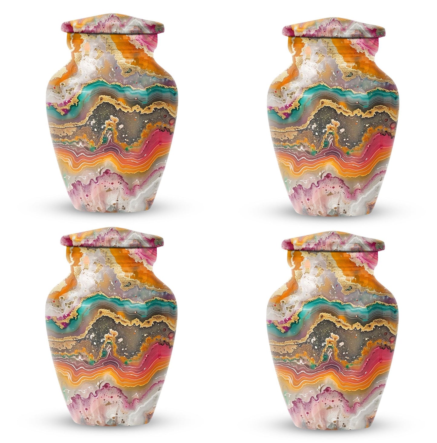 Abstract 10-Inch Classic Urn.