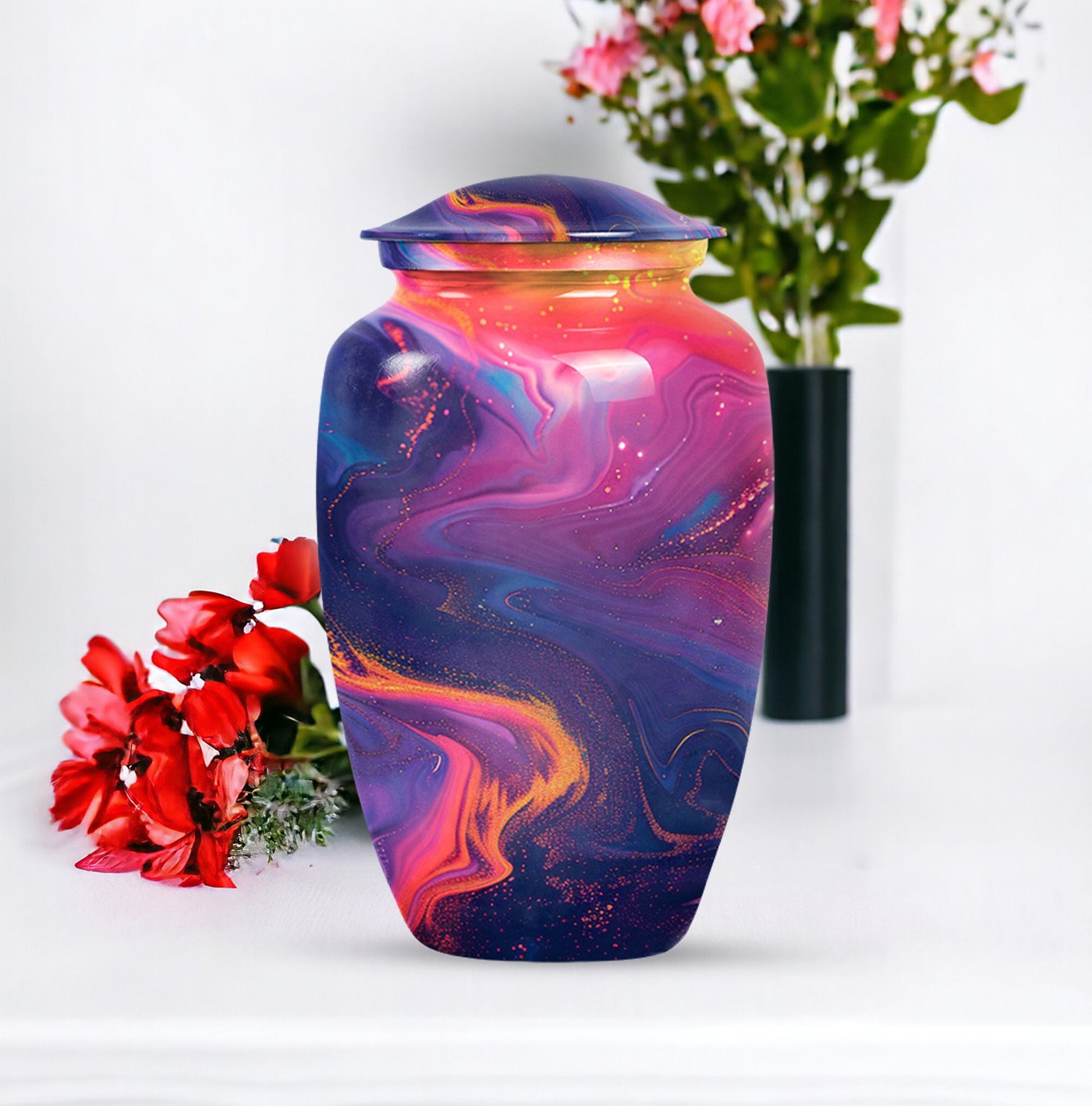 classic abstract urn for ashes