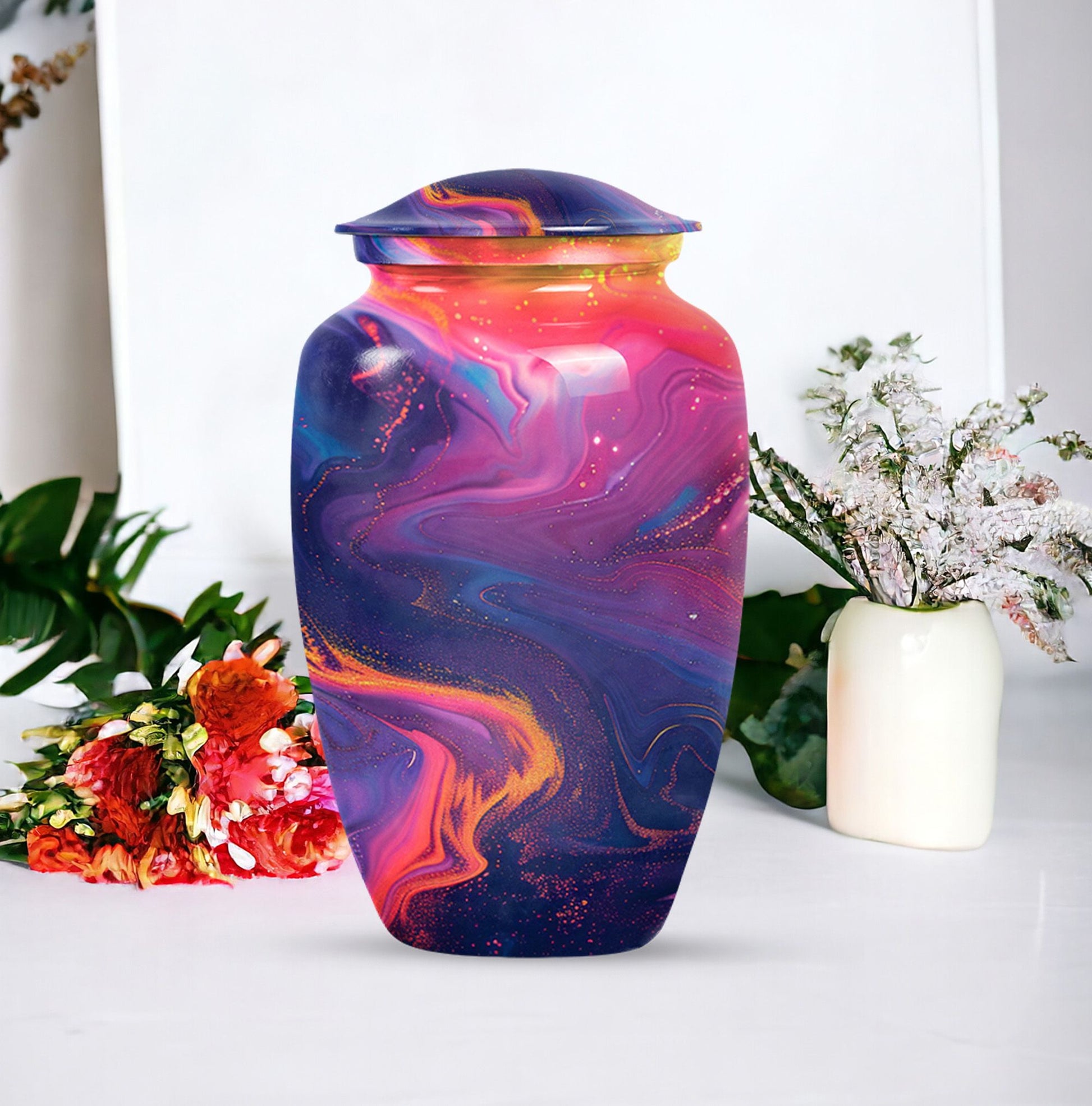 classic abstract urn for ashes
