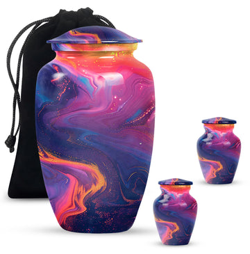 Large Urn with 2 Mini Urn