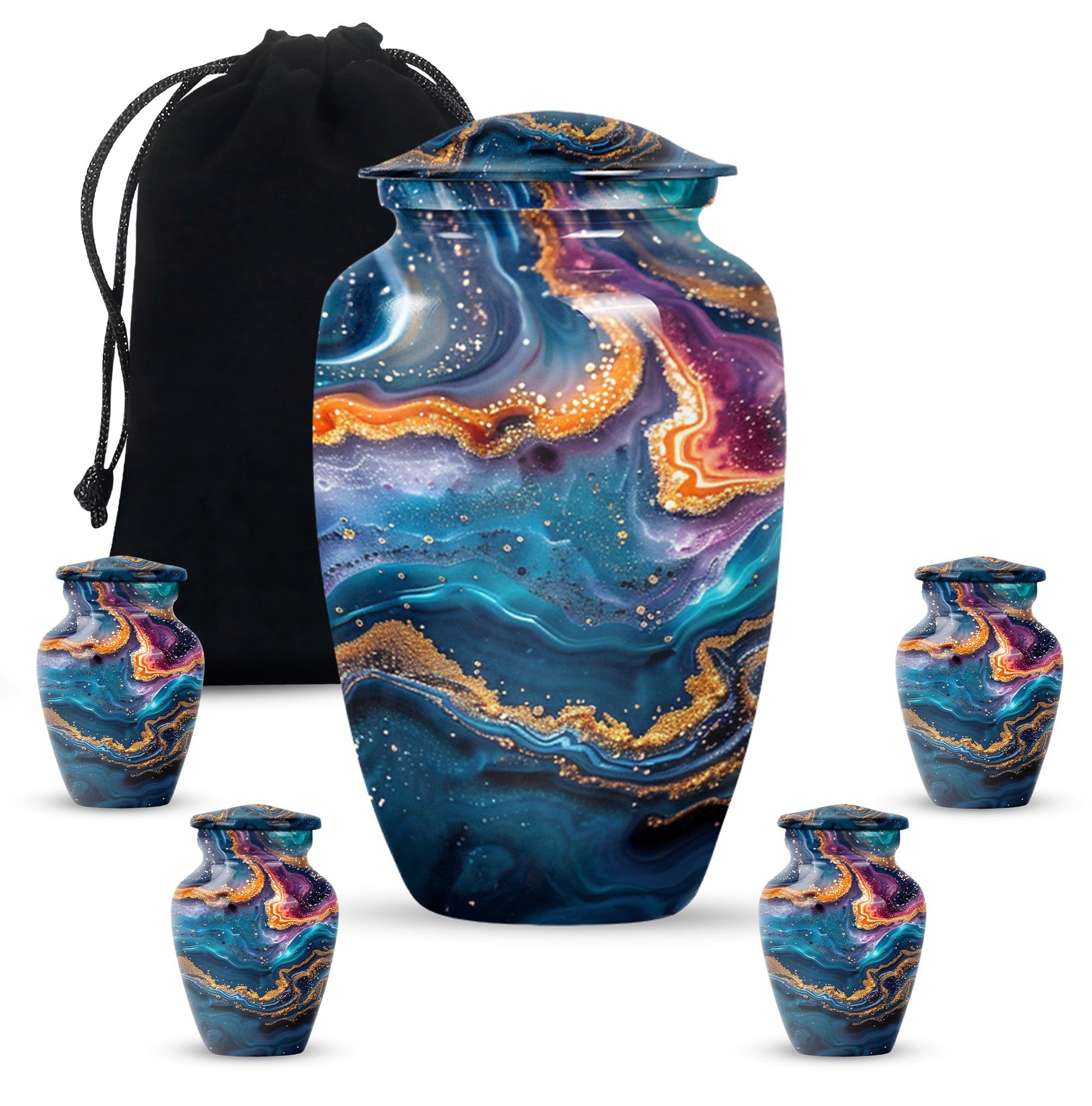 abstract classic urn for burial.