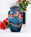 abstract classic urn for burial.