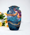 abstract classic urn for burial.