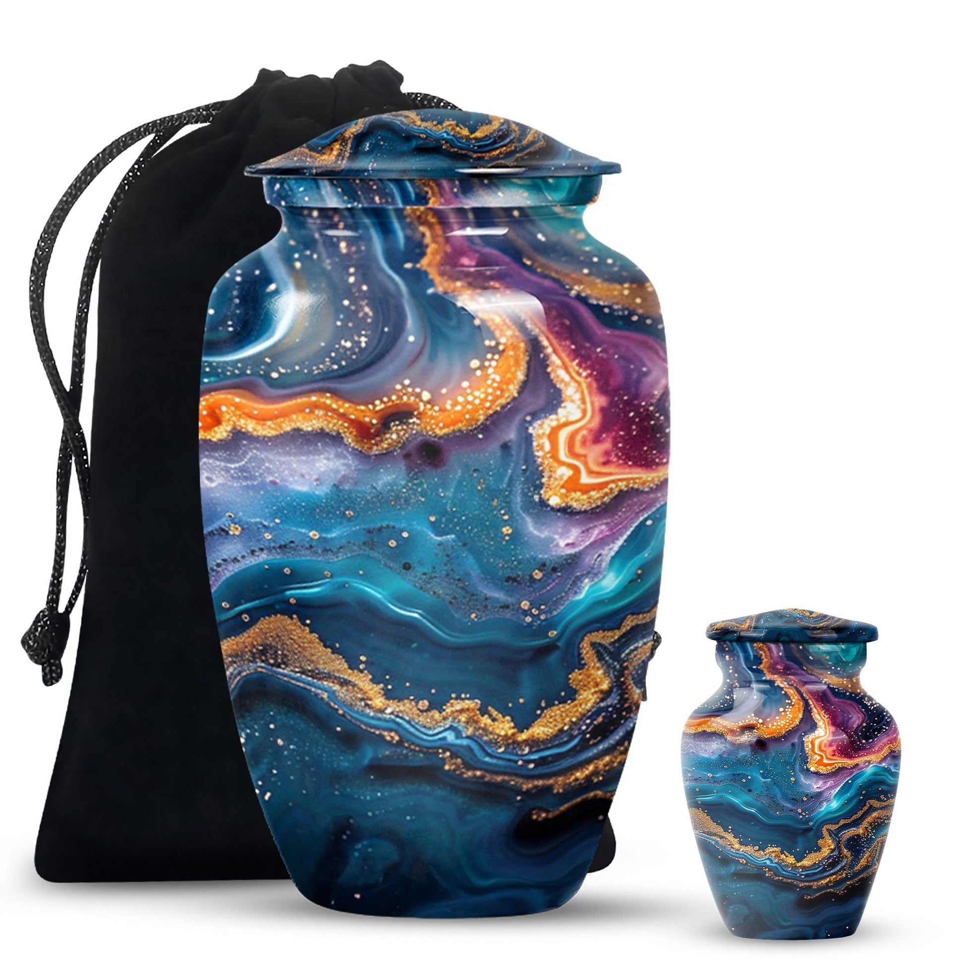 abstract classic urn for burial.