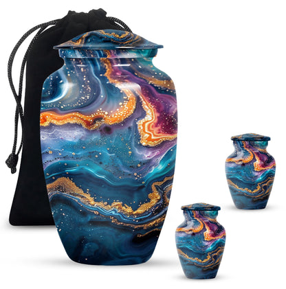 abstract classic urn for burial.