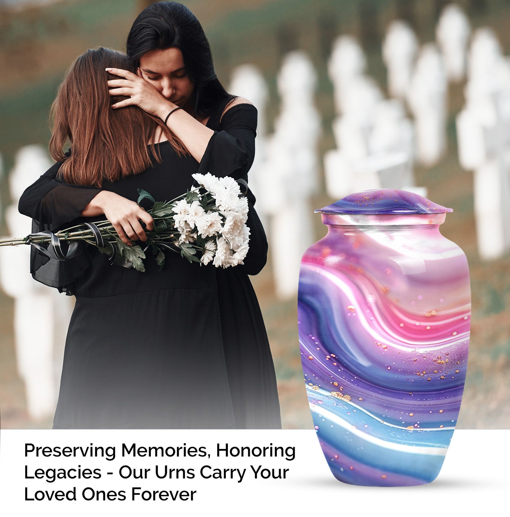 classic urn for adult ashes