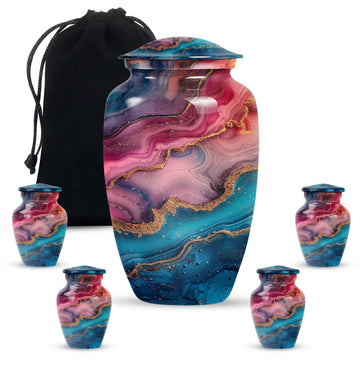 Large Urn with 4 Small Urn