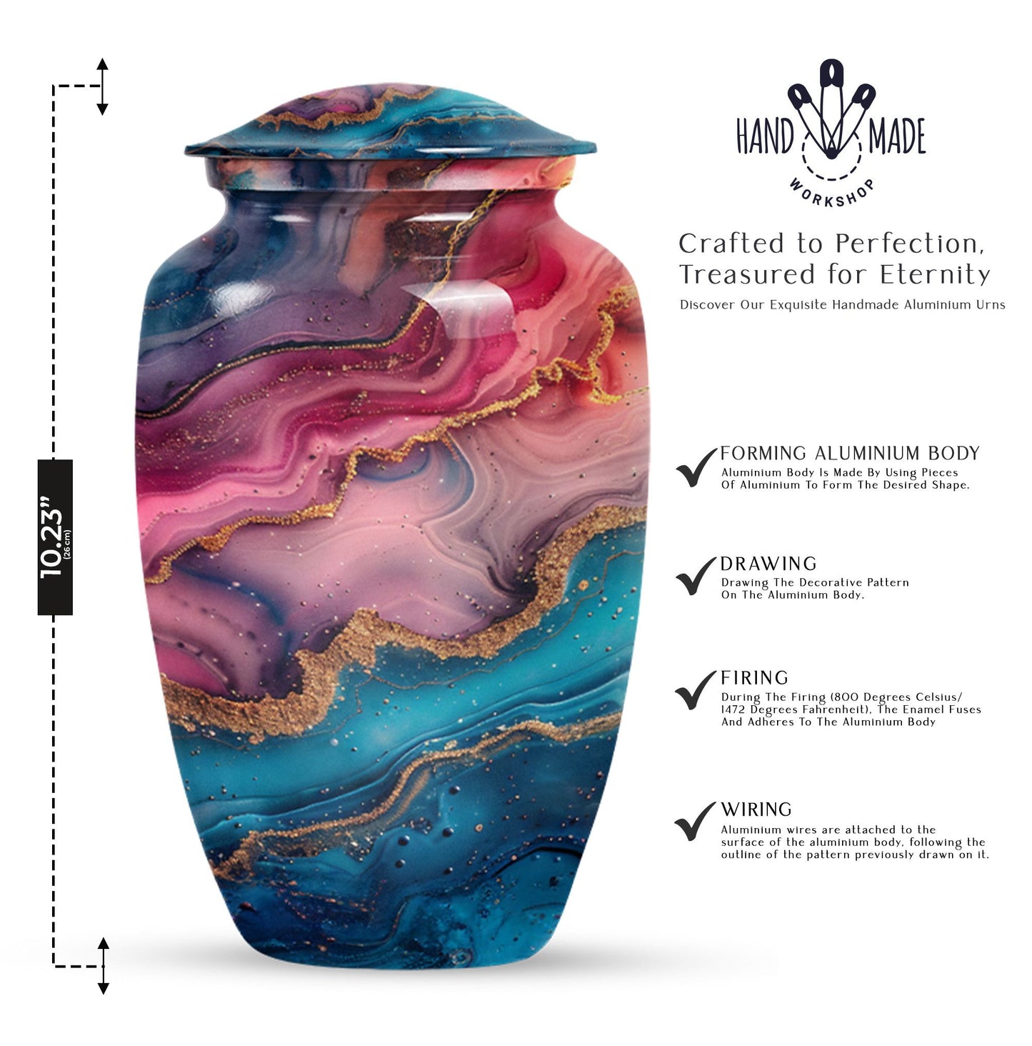 classic Abstract Urn for mom