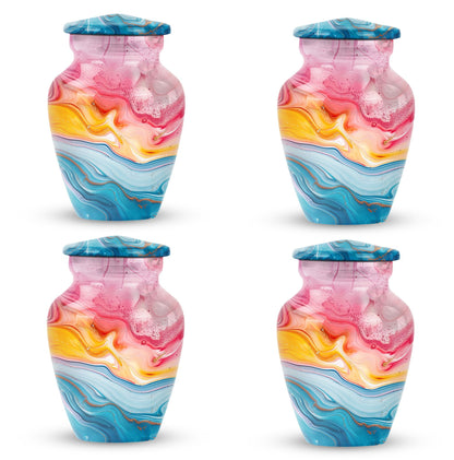 10-inch abstract funeral urn