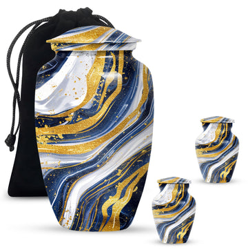 Large Urn with 2 Mini Urn