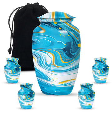 Large Urn with 4 Small Urn