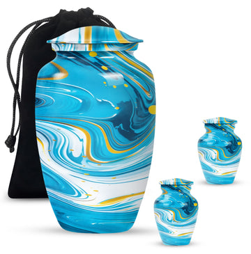 Large Urn with 2 Mini Urn