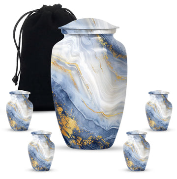 Large Urn with 4 Small Urn