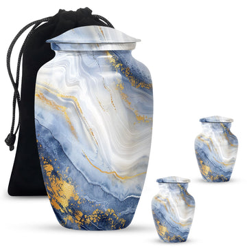 Large Urn with 2 Mini Urn