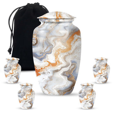 Large Urn with 4 Small Urn