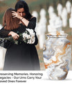 artistic design cremation urn for human ashes