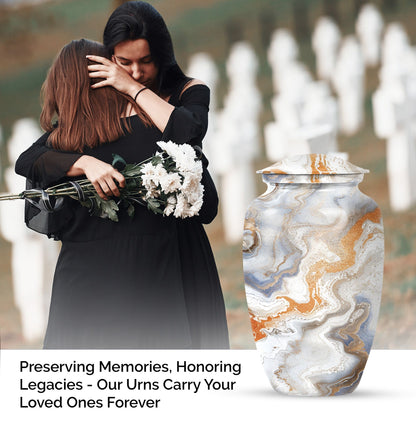 artistic design cremation urn for human ashes