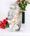 artistic design cremation urn for human ashes