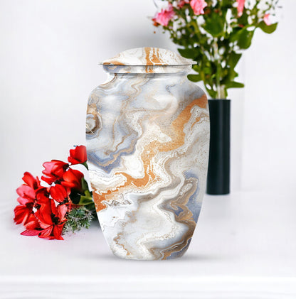 artistic design cremation urn for human ashes