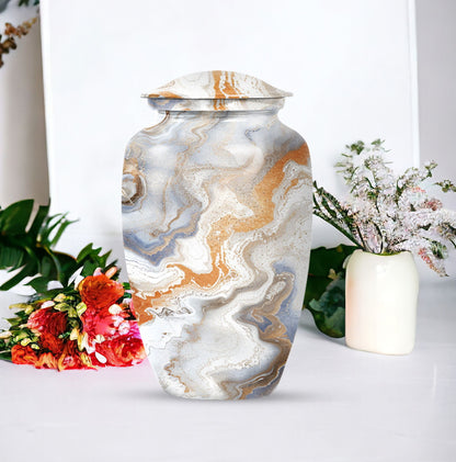 artistic design cremation urn for human ashes