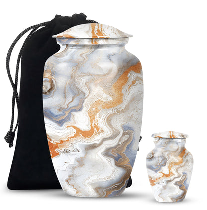 artistic design cremation urn for human ashes