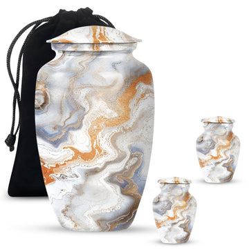 Large Urn with 2 Mini Urn