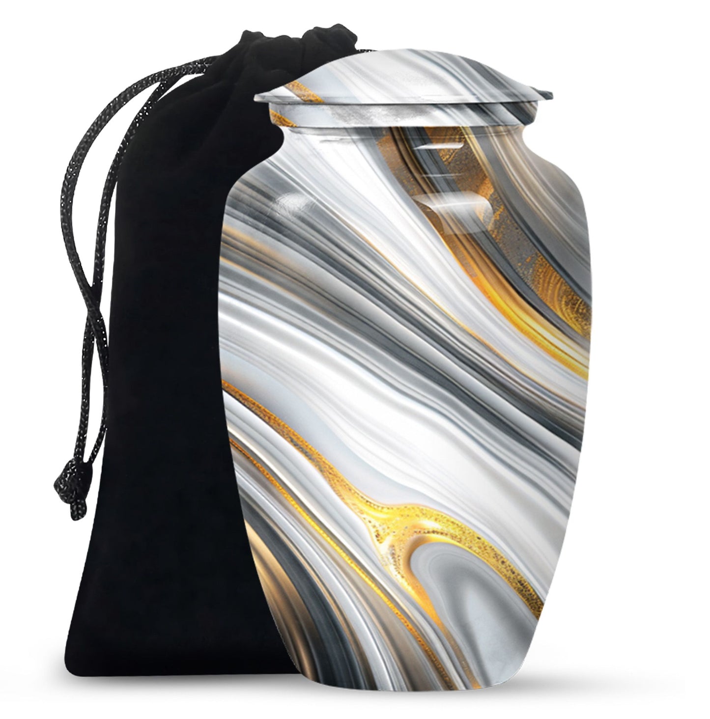 Abstract Artistic Design Urn for adult ashes, 