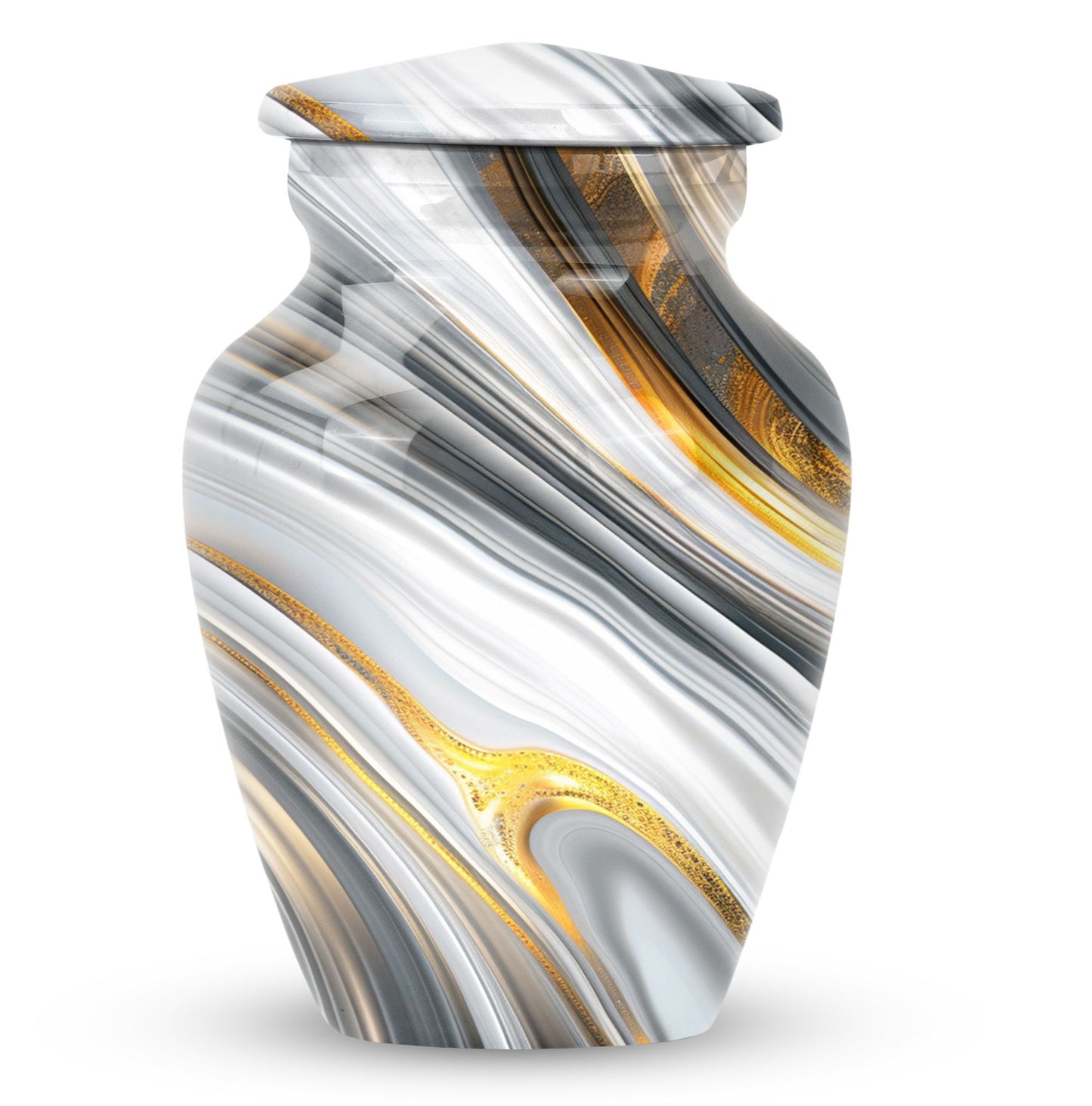 Abstract Artistic Design Urn for adult ashes, 