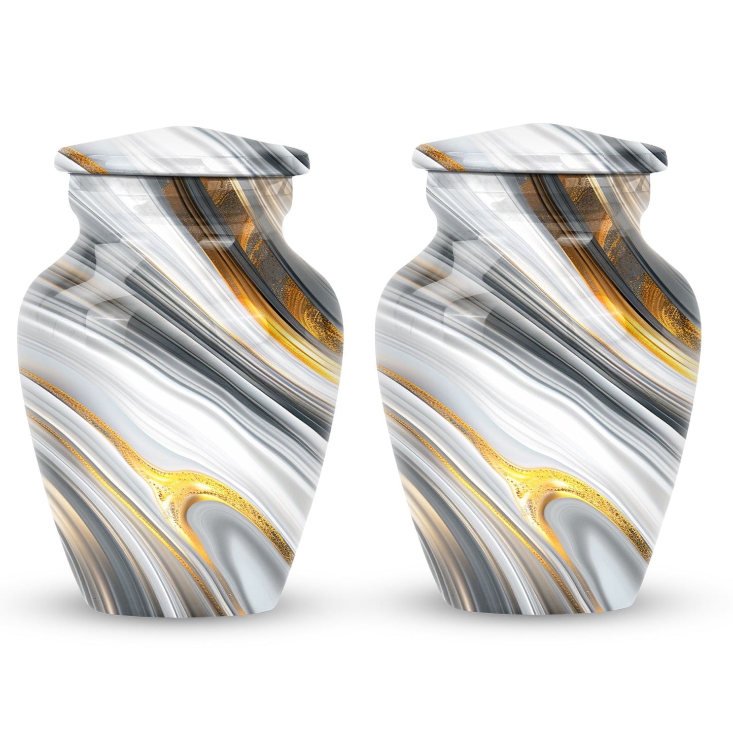 Abstract Artistic Design Urn for adult ashes, 
