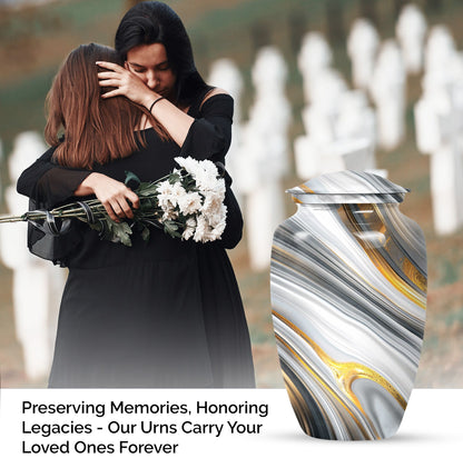 Abstract Artistic Design Urn for adult ashes, 