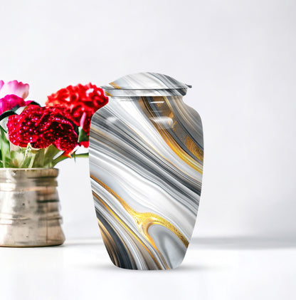 Abstract Artistic Design Urn for adult ashes, 