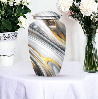 Abstract Artistic Design Urn for adult ashes, 