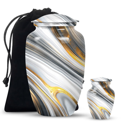 Abstract Artistic Design Urn for adult ashes, 