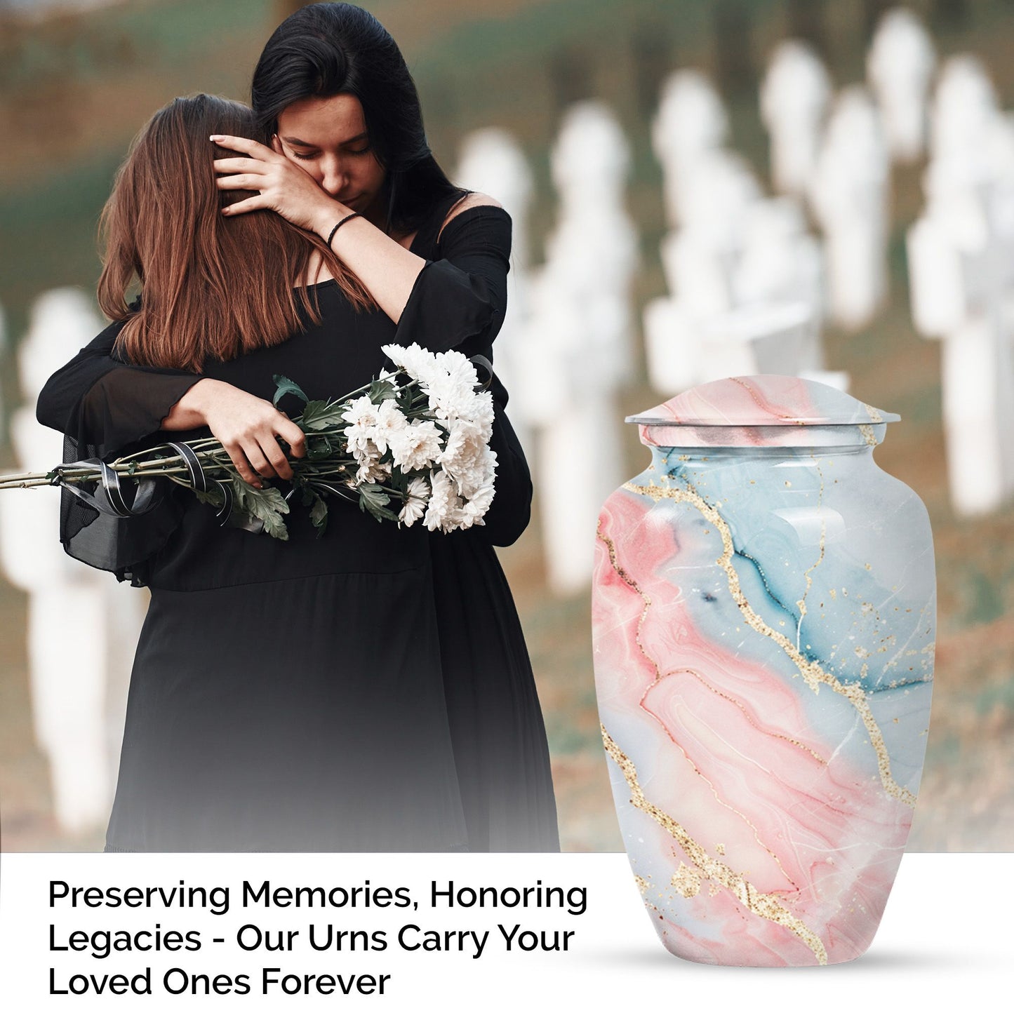 artistic design urn - cremation urn for adult ashes