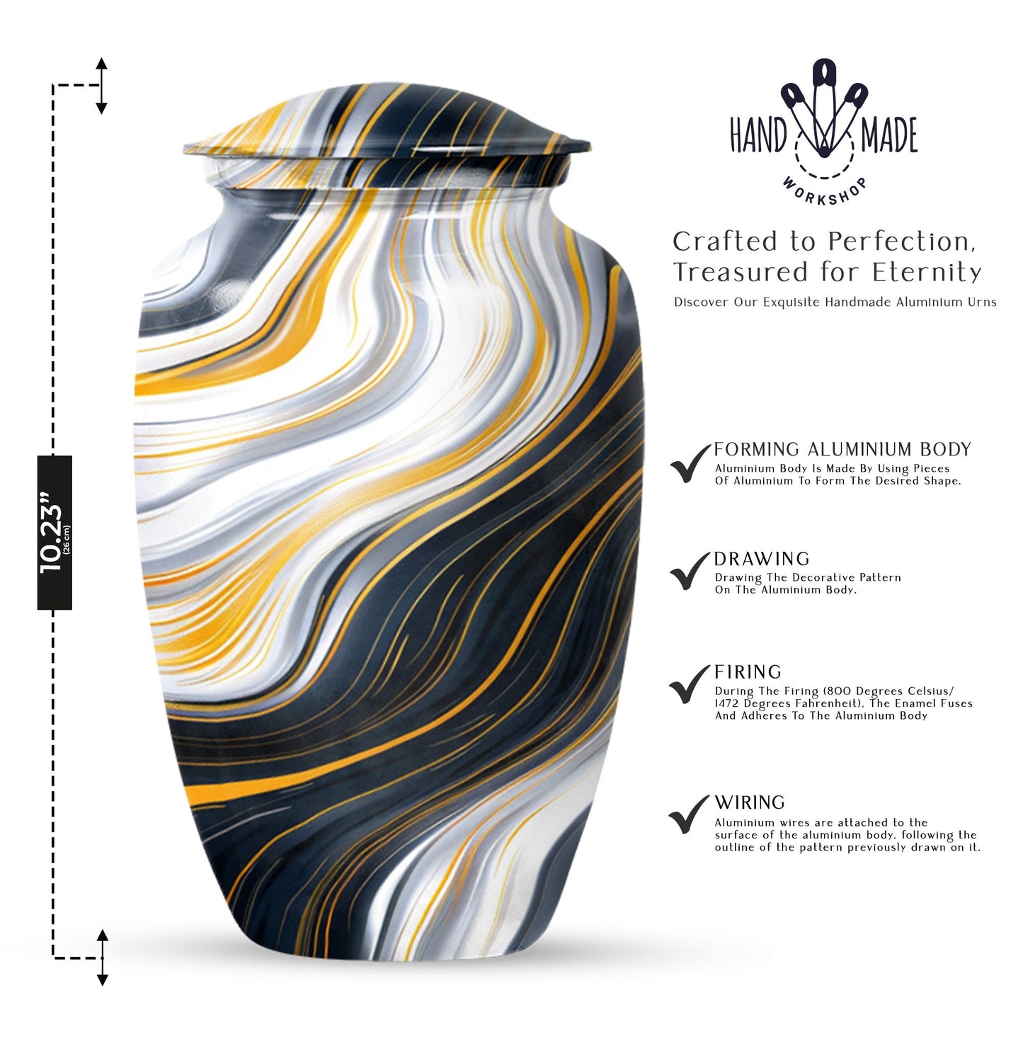 artistic design urn for adult ashes 