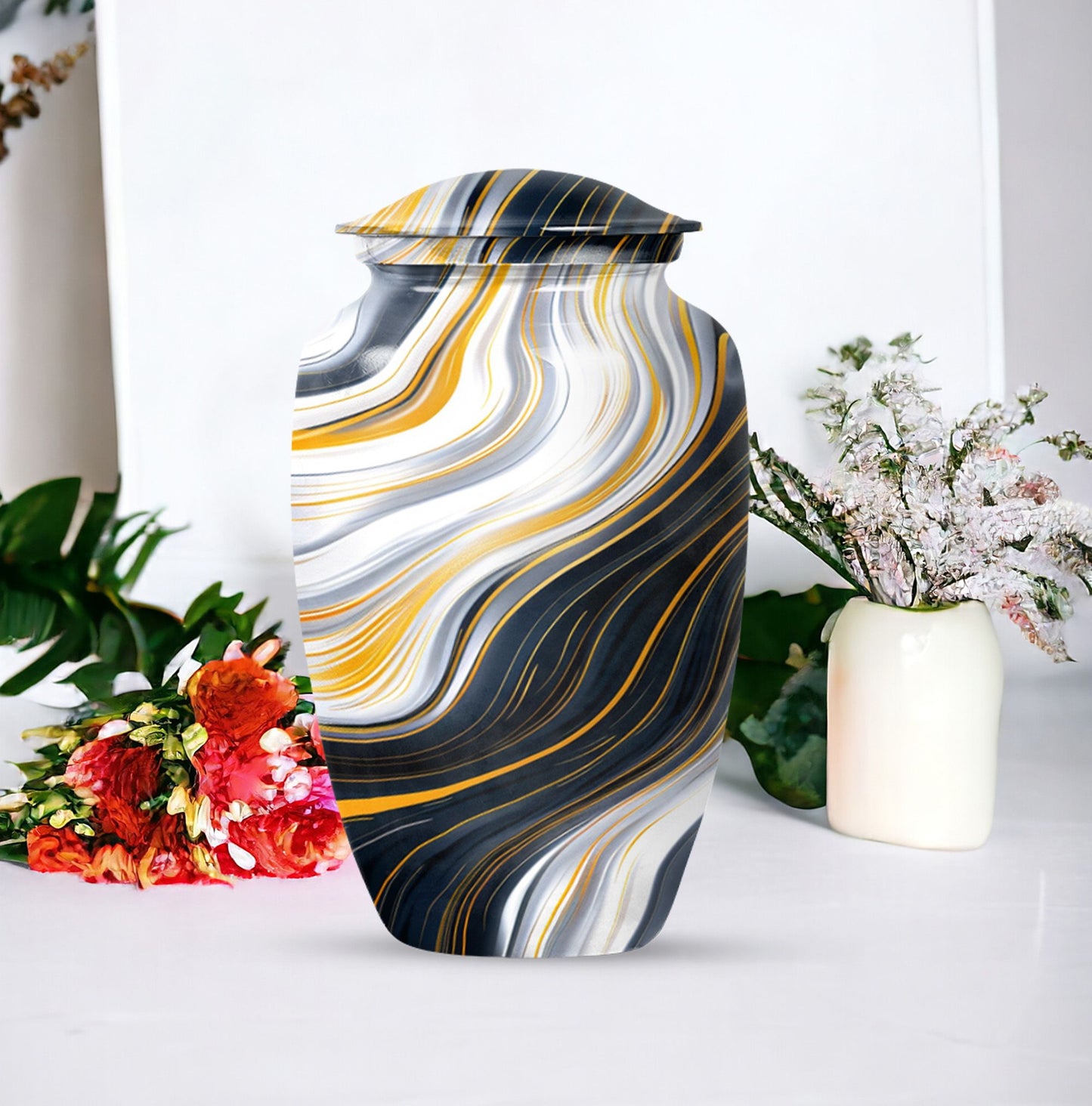 artistic design urn for adult ashes 