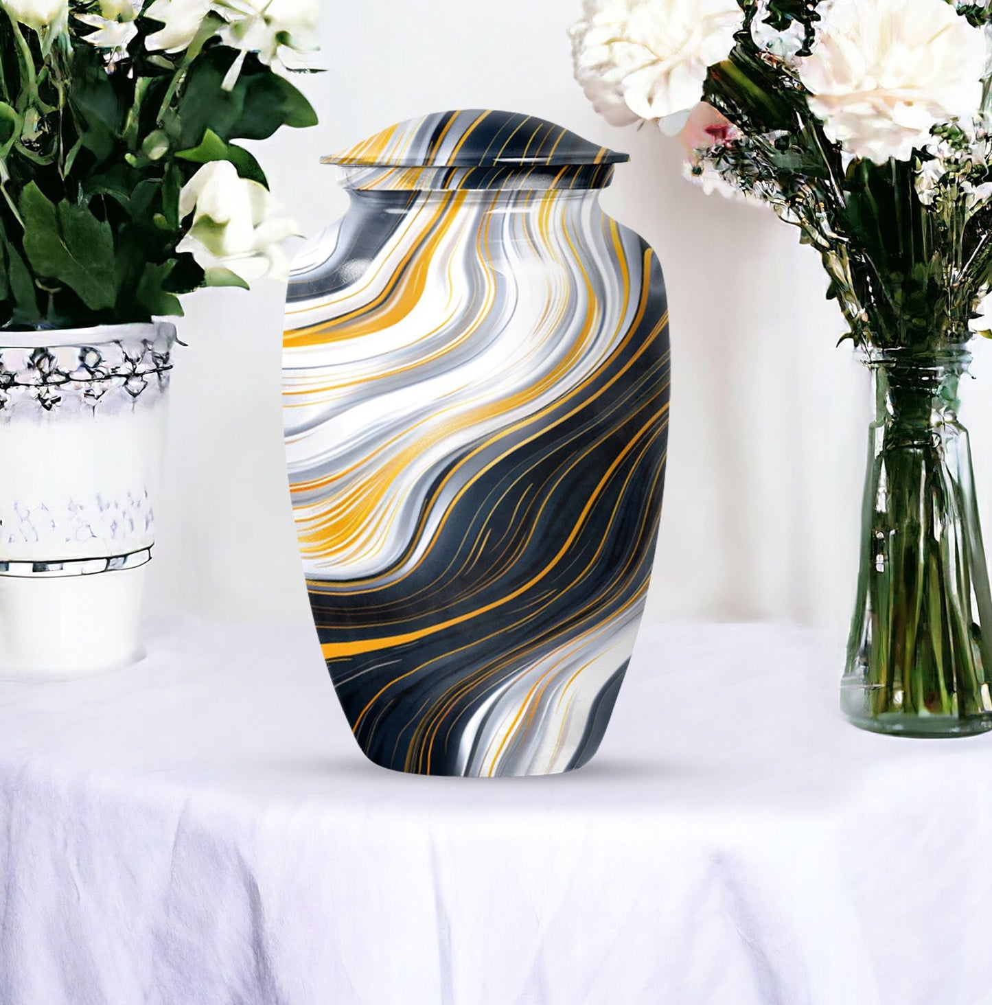 artistic design urn for adult ashes 