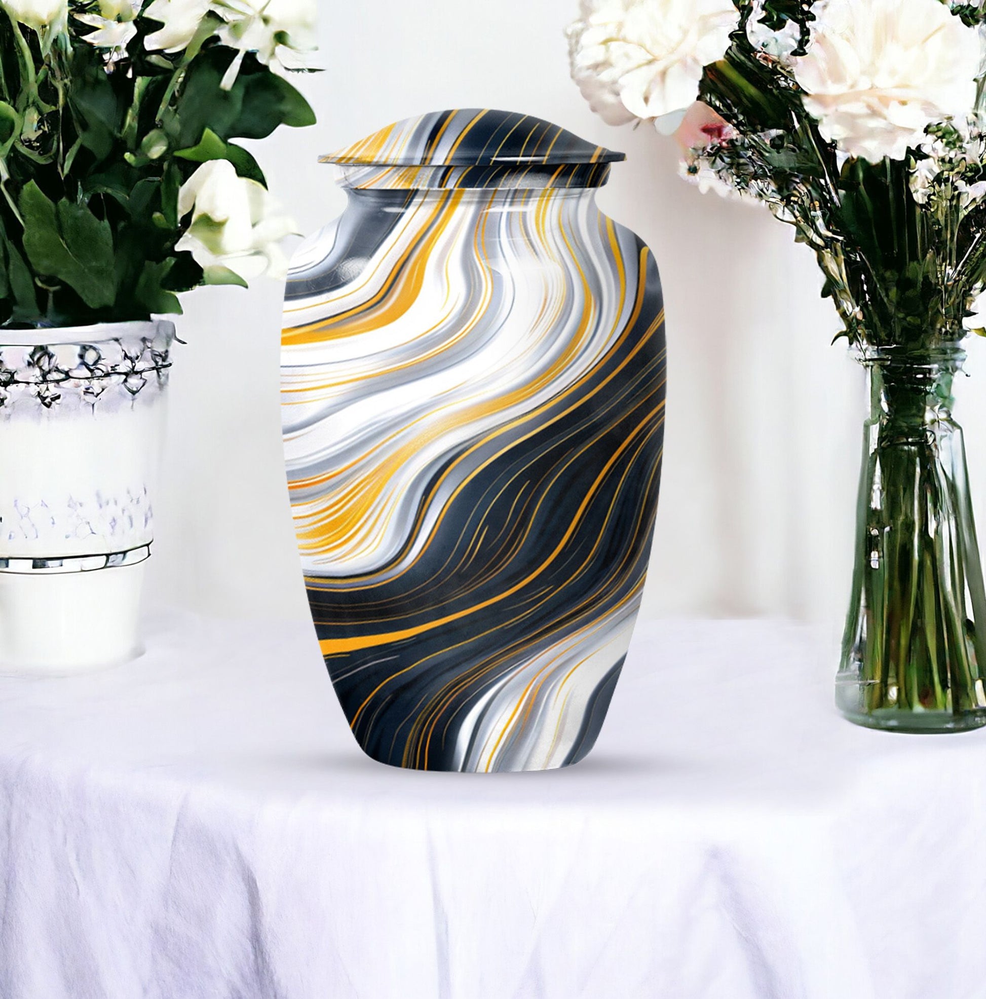 artistic design urn for adult ashes 