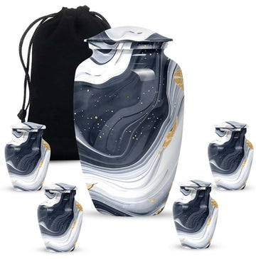 Large Urn with 4 Small Urn