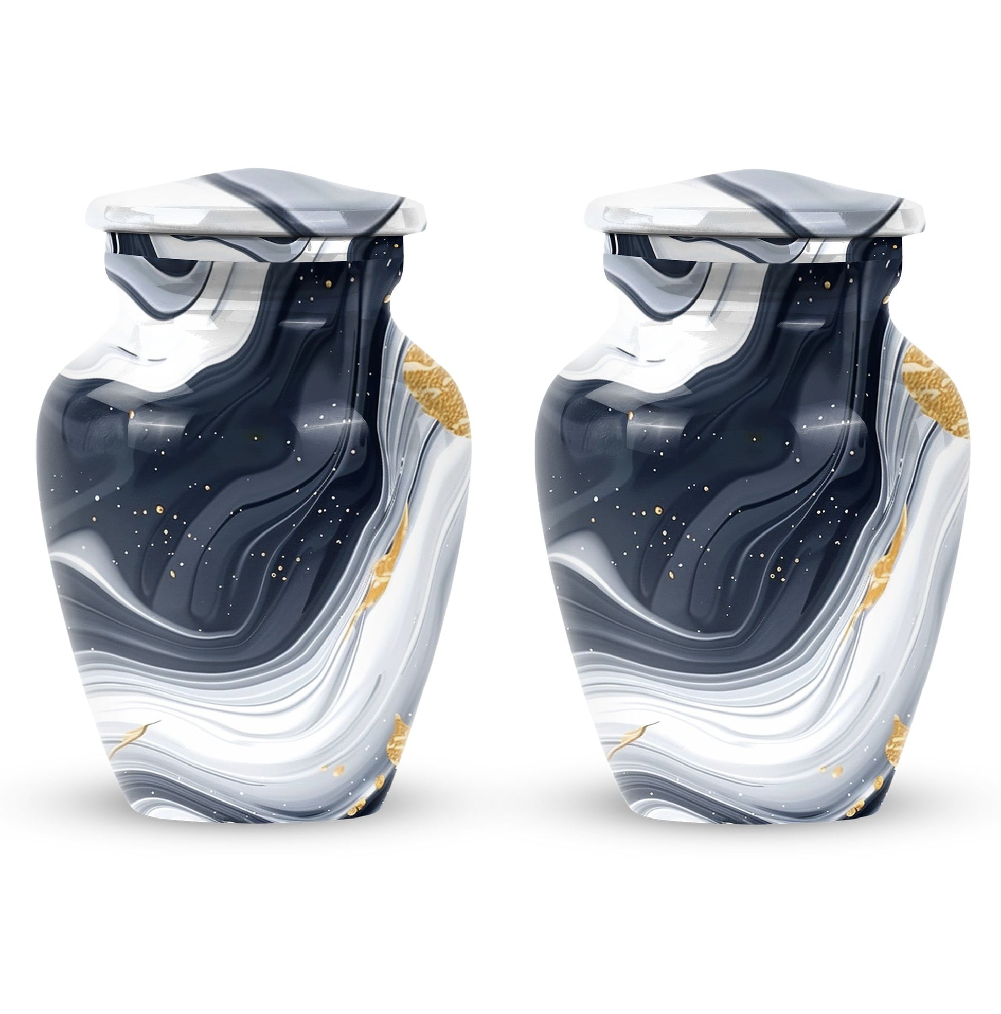 artistic design urn, memorial burial urn 