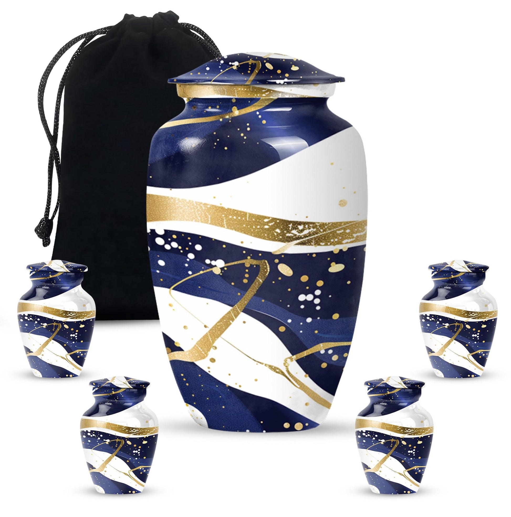 Abstract Urn for men's and women's ashes