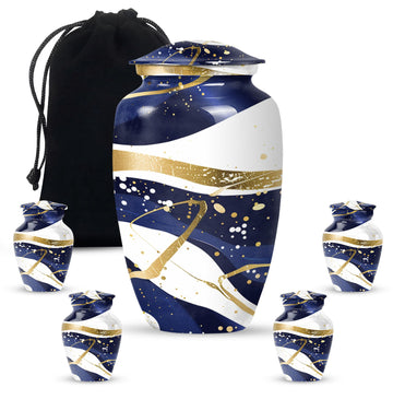 Large Urn with 4 Small Urn