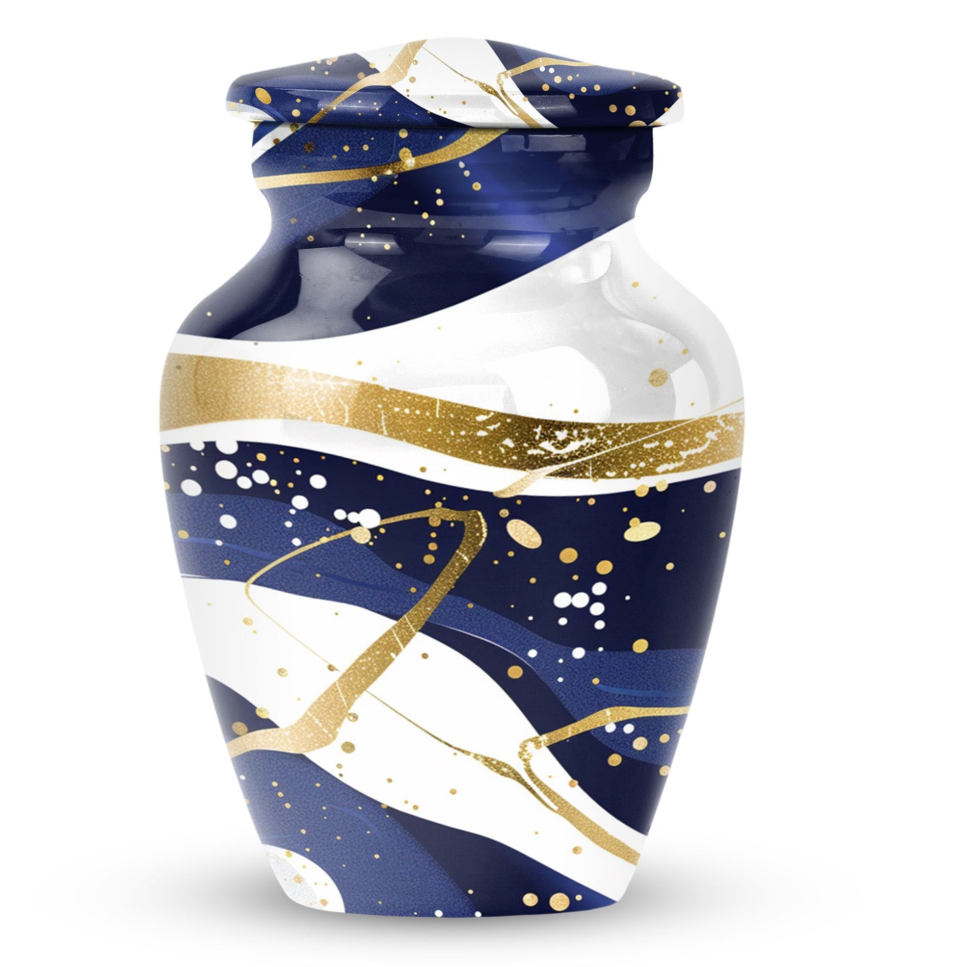 Abstract Urn for men's and women's ashes
