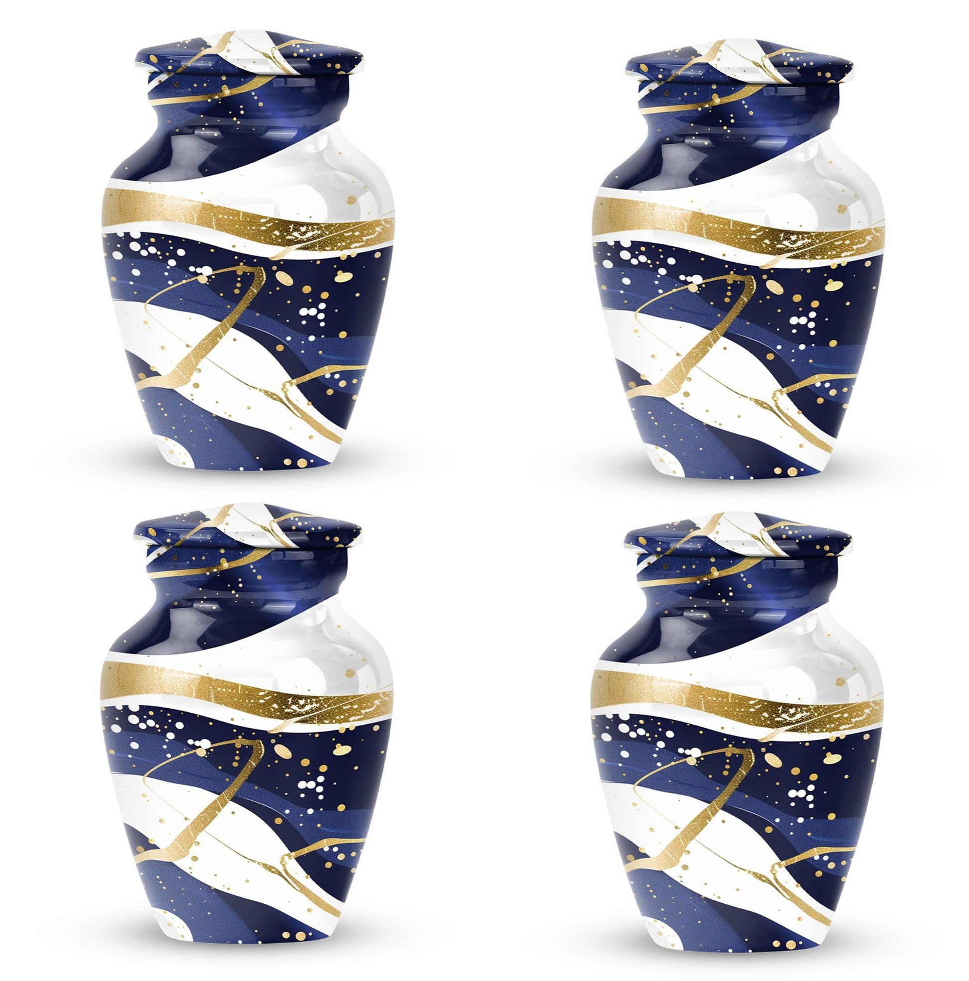 Abstract Urn for men's and women's ashes