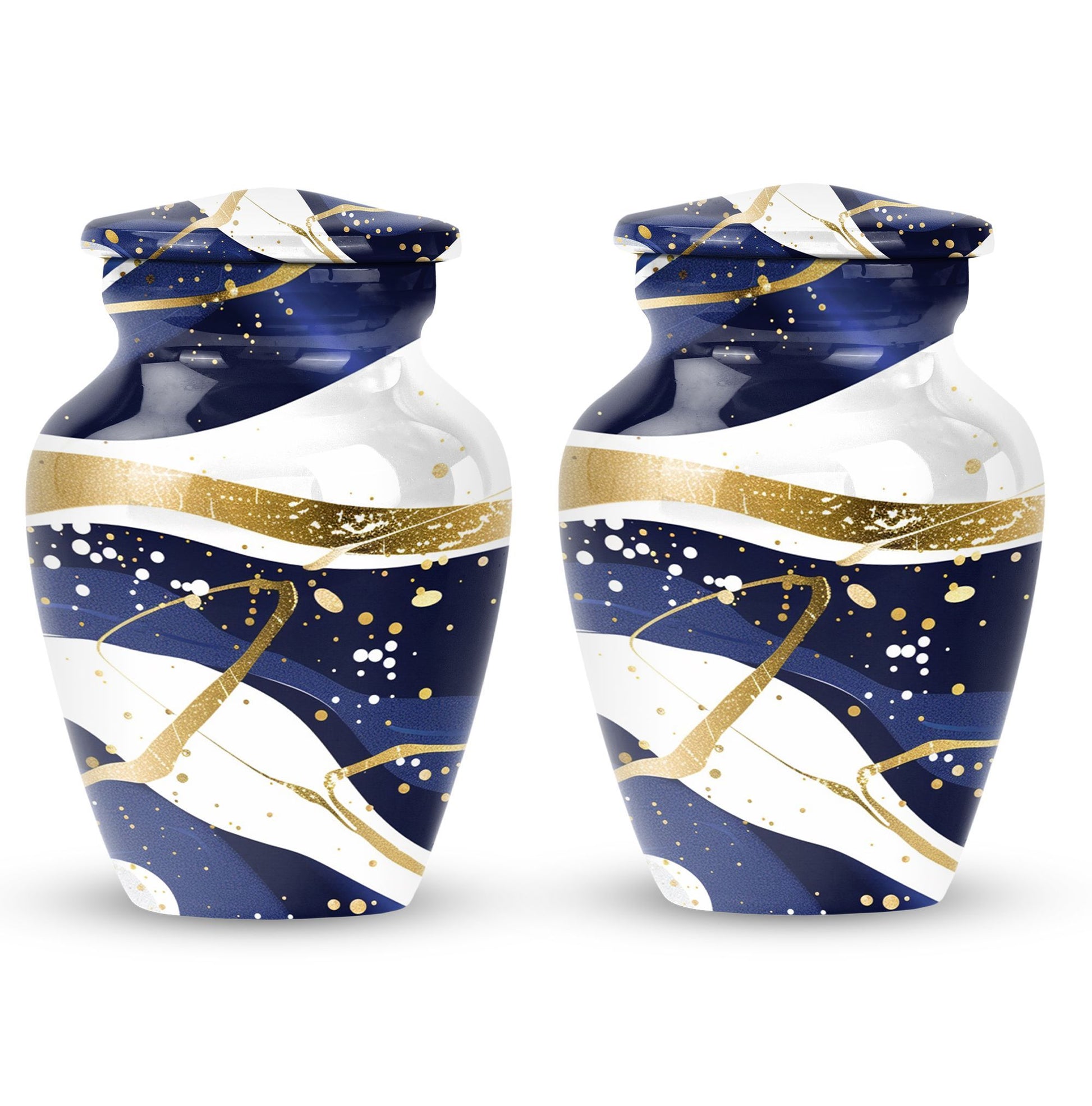 Abstract Urn for men's and women's ashes