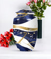 Abstract Urn for men's and women's ashes