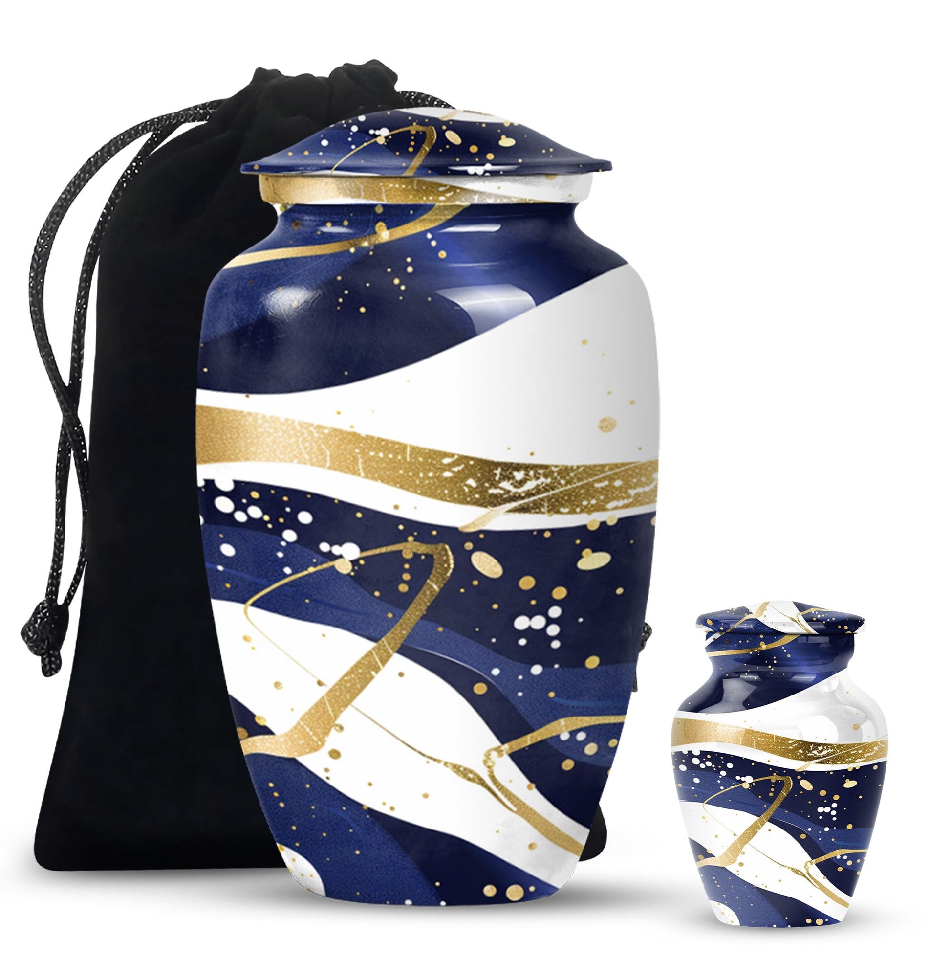 Abstract Urn for men's and women's ashes